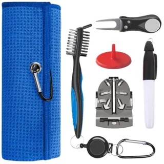 Golfhanddoek en Reinigingsset - Golfaccessoires
