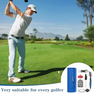 Golfreinigingsset en Handdoek - Golfaccessoireset