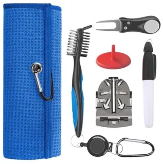 Golfreinigingsset en Handdoek - Golfaccessoireset