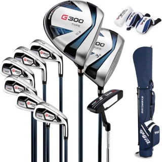 Golfset heren blauw