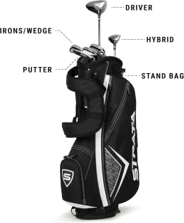 Golfset Intro 9-delig Heren Rechtshandig