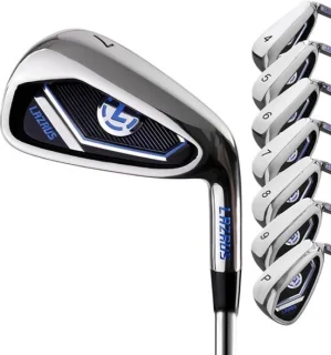 Golfset voor heren met stalen schacht - 7-delig