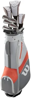 De Golfset voor rechtshandige vrouw Wilson Golf 1200 TPX 1,5,6,7-S,P,B in één oogopslag