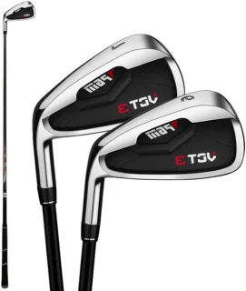 Heren golfset - 7-delige ijzers, zwart