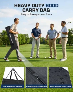 Wat vinden we goed aan de HOERFURIY golf oefennet 10×8 ft