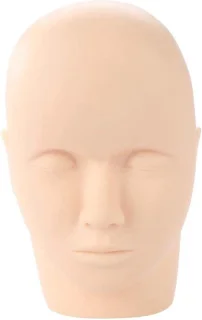 Lash Extension Training Practice Head Soft Rubber Model