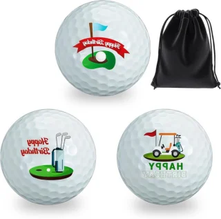 Luxe Golf Cadeauset - Set van 3 Golfballen