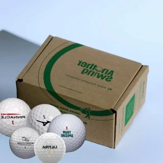 Voordelige set gerecyclede golfballen — 24 stuks