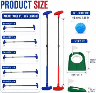 Mini-golfset voor kinderen en volwassenen