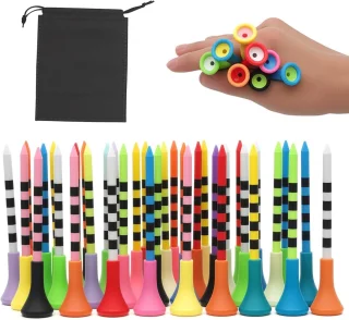 De Plastic Golf Tees 83 mm - 50 stuks in één oogopslag