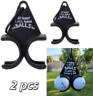 ProGolf Golfhoepel Ballenhouder (2 stuks) Zwart
