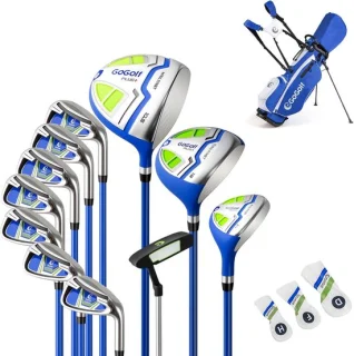 Royale heren golfset blauw