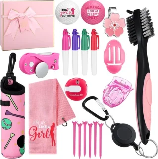Roze golfaccessoireset