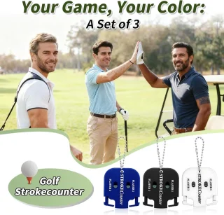 Set van 3 Handmatige Golf Slagtellers