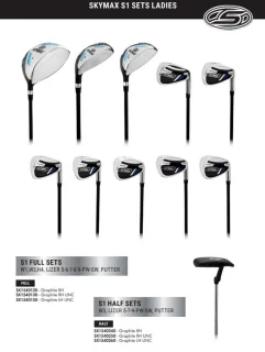 Skymax S1 Dames Golfset Rechtshandig Graphite