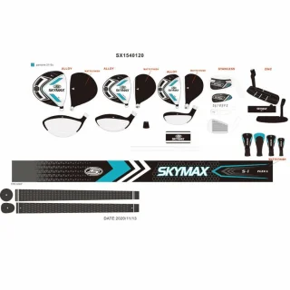 Skymax S1 Dames Rechtshandige Golfset Graphite