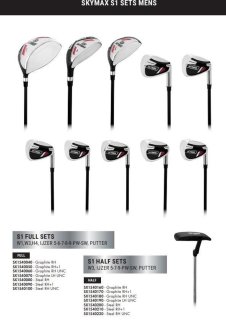 Skymax S1 Halve Golfset 8-Delig Graphite