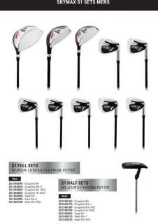 Skymax S1 Halve Golfset 8-Delig Graphite Shaft