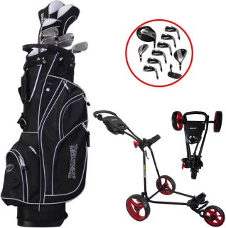 Spalding True Black Complete Golfset Heren Rechtshandig Graphite