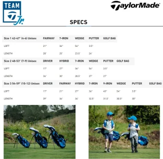 TaylorMade Junior S1 6-delige golfset (4-6 jaar)
