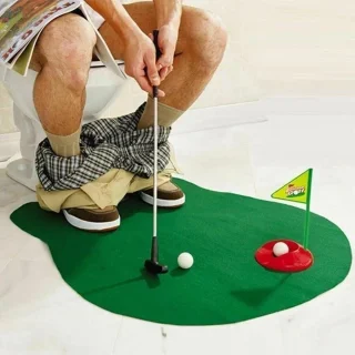 Toilet Golf Mini Puttingset