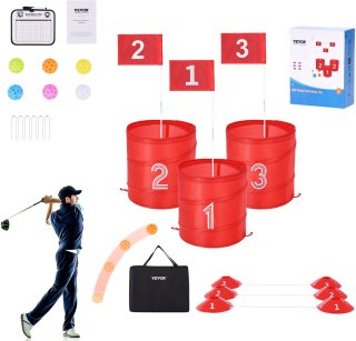 De VEVOR 3-Holes Golfspelset in één oogopslag