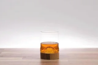 Whiskyglazen set (2) met golfbal coasters