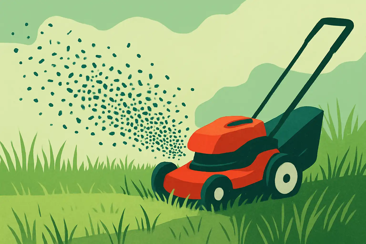 Achteloos maaien en microplastics: hoe je grasmaaier je tuin vervuilt (en wat je ertegen kunt doen)