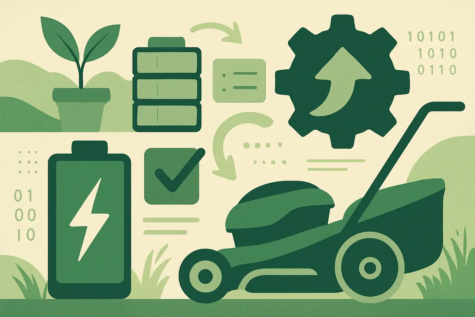 Is jouw grasmaaier toekomstbestendig? checklist voor modulaire accu's en software-updates