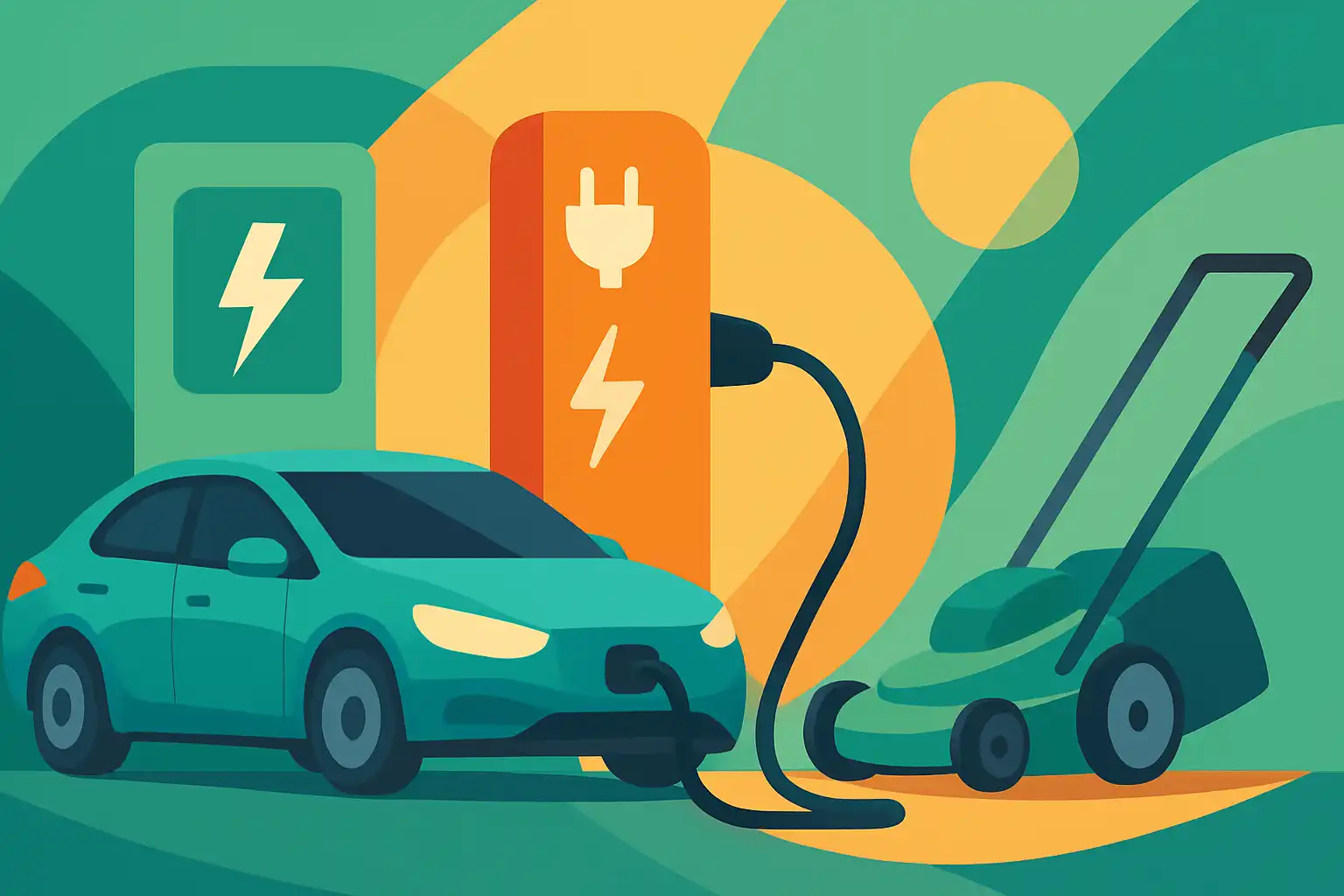 Je elektrische auto als powerbank voor je grasmaaier: zo laad je mobiel en maak je maaien flexibeler