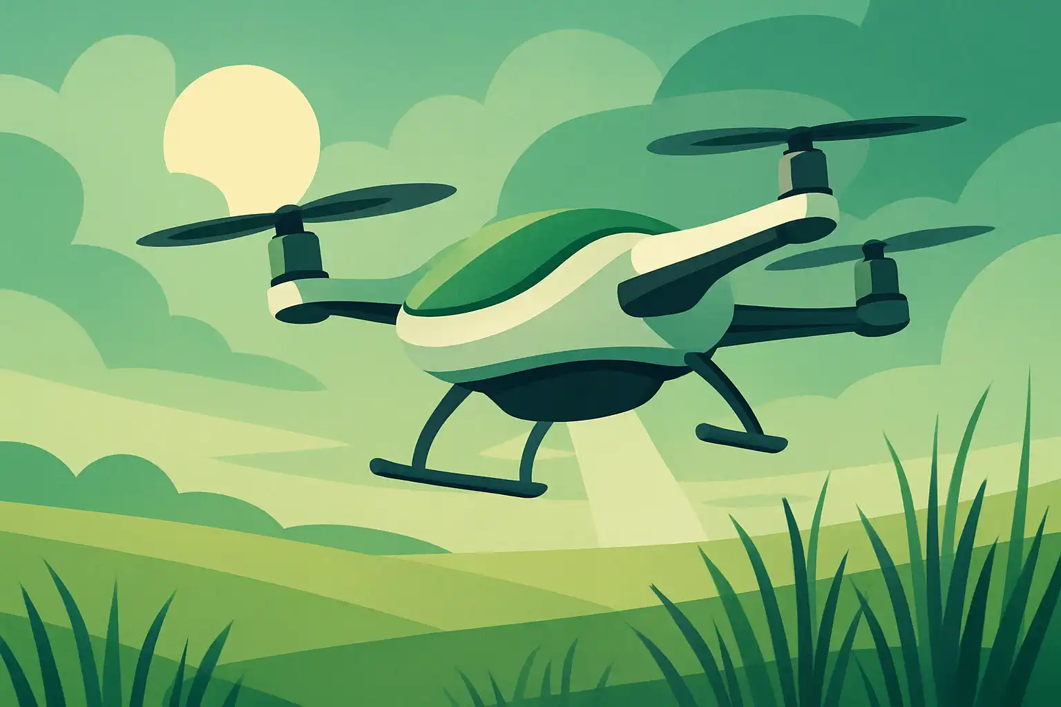 Komt de vliegende grasmaaier eraan? fabrikanten testen drone-maaitechnologie voor het gazon van morgen