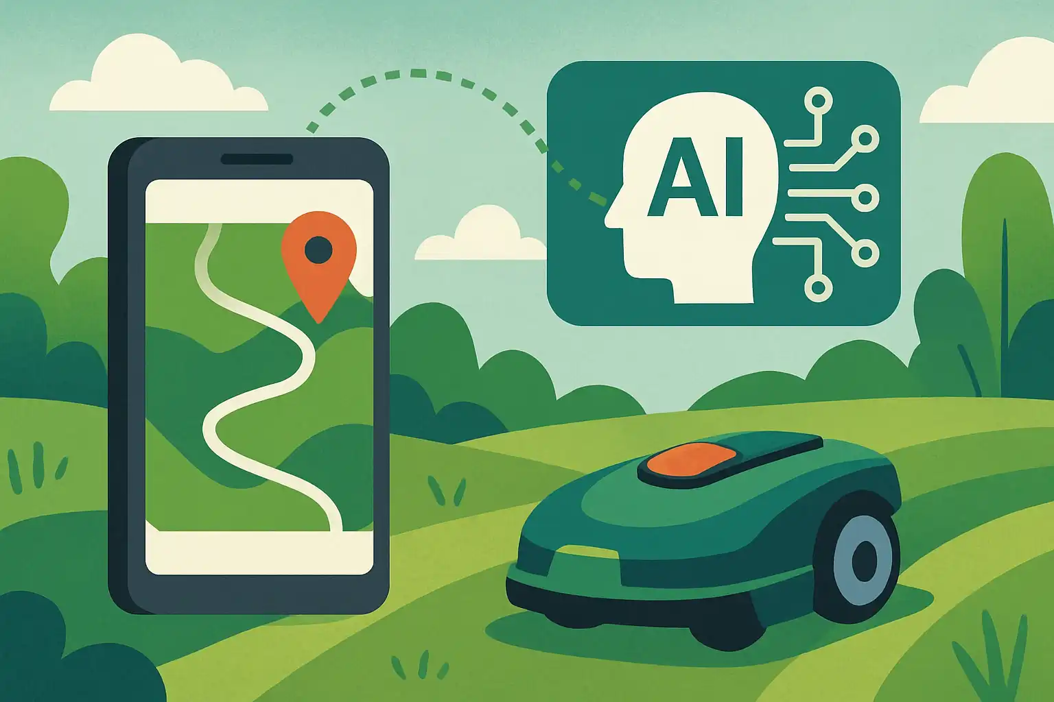 Laat AI je gazon plannen: hoe slimme onderhoudsplanners maaien slimmer en makkelijker maken