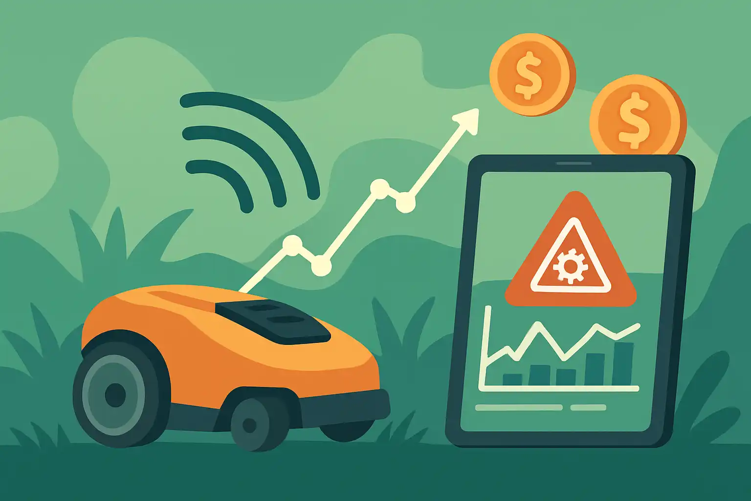 Laat je maaier storingen voorspellen: zo werkt voorspellend onderhoud en bespaar je tijd en geld