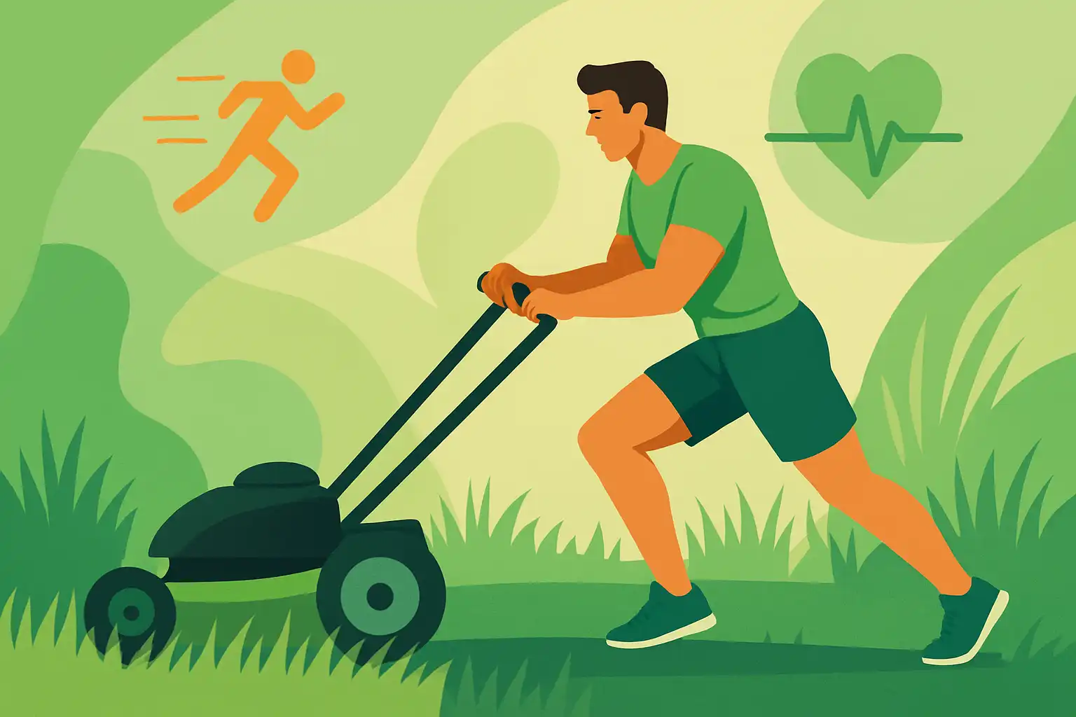 Maaien als workout: zo verbrand je calorieën en bouw je conditie op tijdens gazononderhoud