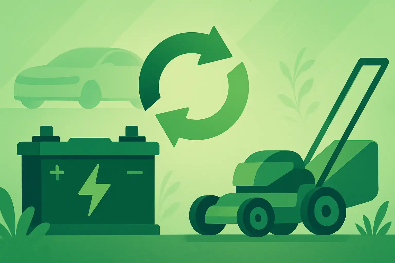 Tweede leven voor autobatterijen: zo maak je je grasmaaier duurzamer en goedkoper