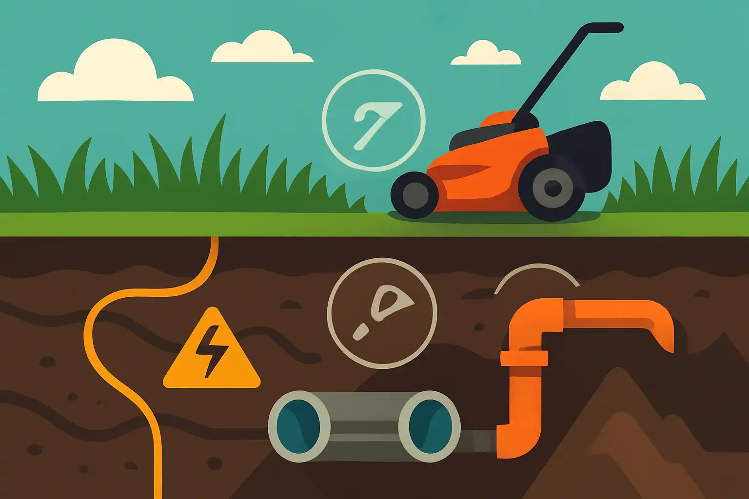 Voorkom schade: zo vind je verborgen kabels, leidingen en obstakels voordat je gaat maaien