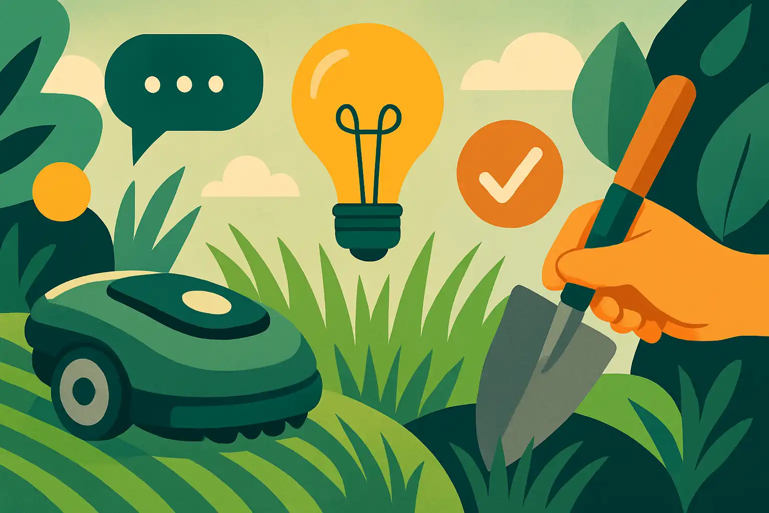 Wat slimme robotmaaiers niet weten: menselijke hacks die je gazon nóg mooier maken