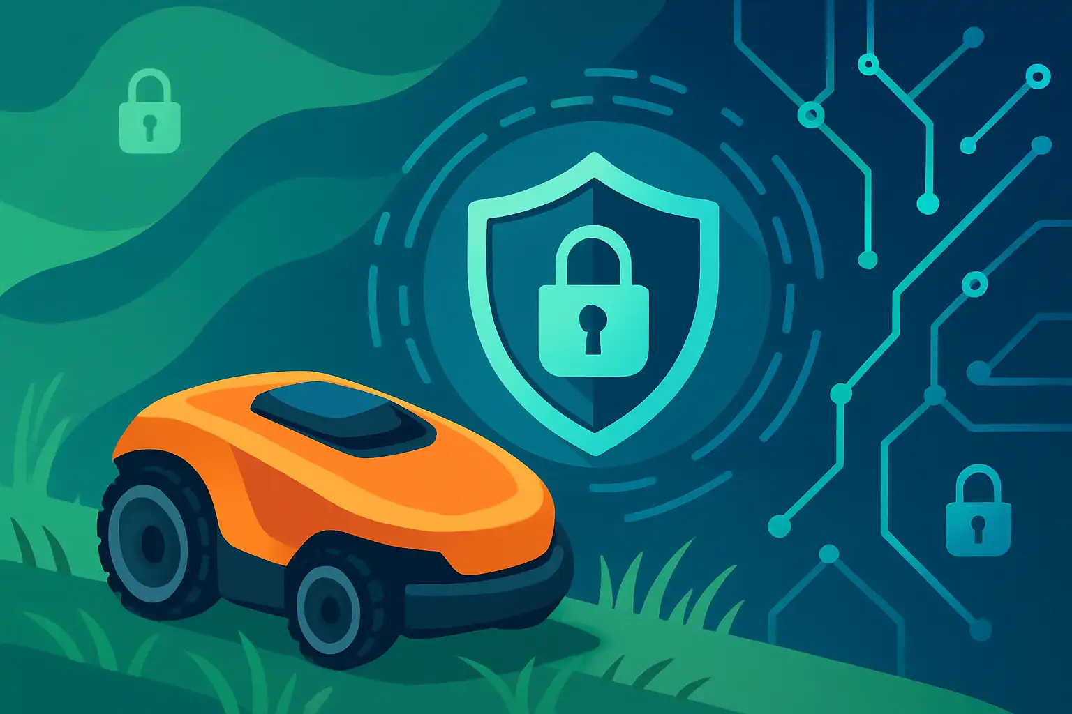 Zo maak je je robotmaaier bestand tegen hackers: slimme beveiliging voor een veilig gazon
