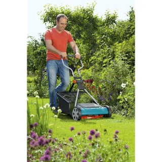 GARDENA Kooimesmaaier 400C Grasmaaier (gemotoriseerd) - Maaibreedte 40 cm - Gazons tot ca. 250 m²