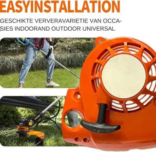 Handheld Pull Starter voor Grasmaaier - Vervangingsonderdeel voor Terugslagtrekstarter - Motorvermogen Apparatuur - Hogedrukreiniger Powertool Accessoires .