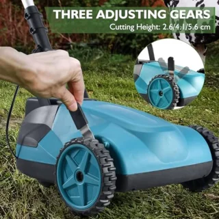 Accugrasmaaier 21 cm met telescoopstang en borstelloze motor