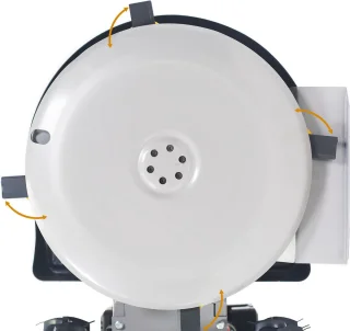 Cirkelmaaier grasmaaier 580 mm zelftrekker 6,5 pk motor Torros KPM580
