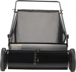 Handmatige hark grasmaaier PRO - Snel bladeren en takken verzamelen - Handmatig Grasmaaier - 66cm Veegbreedte - 198L Capaciteit