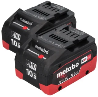 Metabo RM 36-18 LTX BL 36 accugrasmaaier 36 V ( 2x 18 V ) LTX Brushless + 2x accu 10.0 Ah - zonder lader