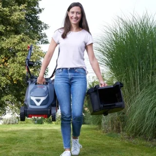 Elektrische Grasmaaier met 32 cm Maaibreedte en 1200 Watt voor tuinen tot 250 m²