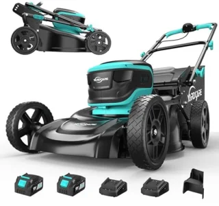 Accu grasmaaier tot 675 m² met 41 cm snijbreedte, 36V, borstelloos, 7-traps hoogteverstelling, inclusief mulchwig en 45L opvangzak