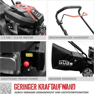 Maaigrasmaaier met krachtige 4-takt motor en 40 cm maaibreedte