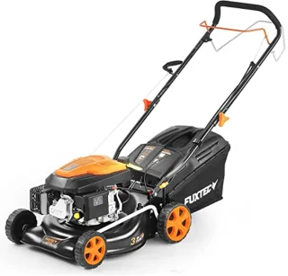 3-in-1 Benzine Grasmaaier met Achterwielaandrijving - 42 cm Maaibreedte - Voor Kleine Tuinen