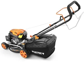 3-in-1 Benzine Grasmaaier met Achterwielaandrijving - 42 cm Maaibreedte - Voor Kleine Tuinen