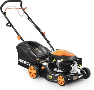 3-in-1 Benzine Grasmaaier met Achterwielaandrijving - 42 cm Maaibreedte - Voor Kleine Tuinen
